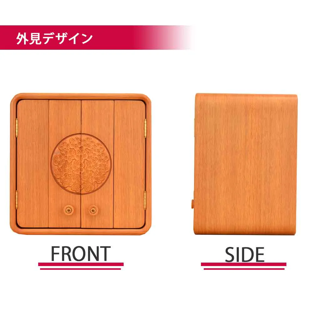 仏壇 花鞠2 (はなまり) ナラライト 高さ35cm - Image 8