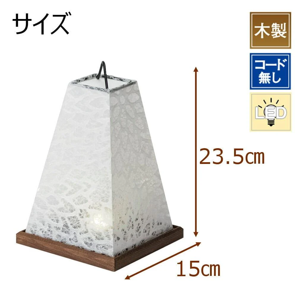 LEDミニスタンド 菊花/白 - Image 4