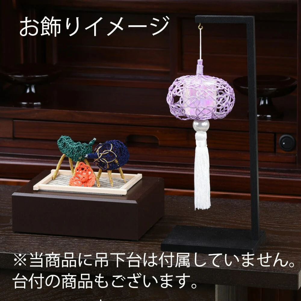 【WEB限定】盆帰郷 桔梗銀 大 台なし - Image 5